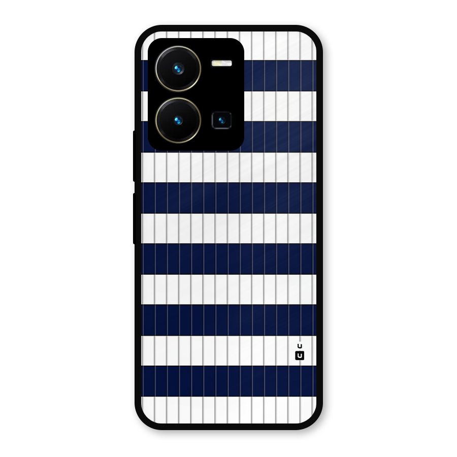 Step Stripes Metal Back Case for Vivo Y35