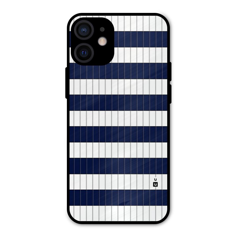 Step Stripes Metal Back Case for iPhone 12 Mini
