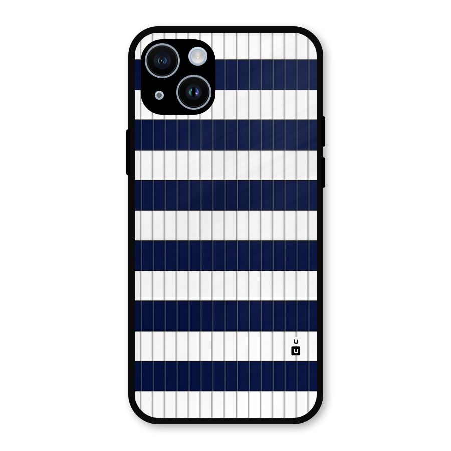 Step Stripes Metal Back Case for iPhone 14