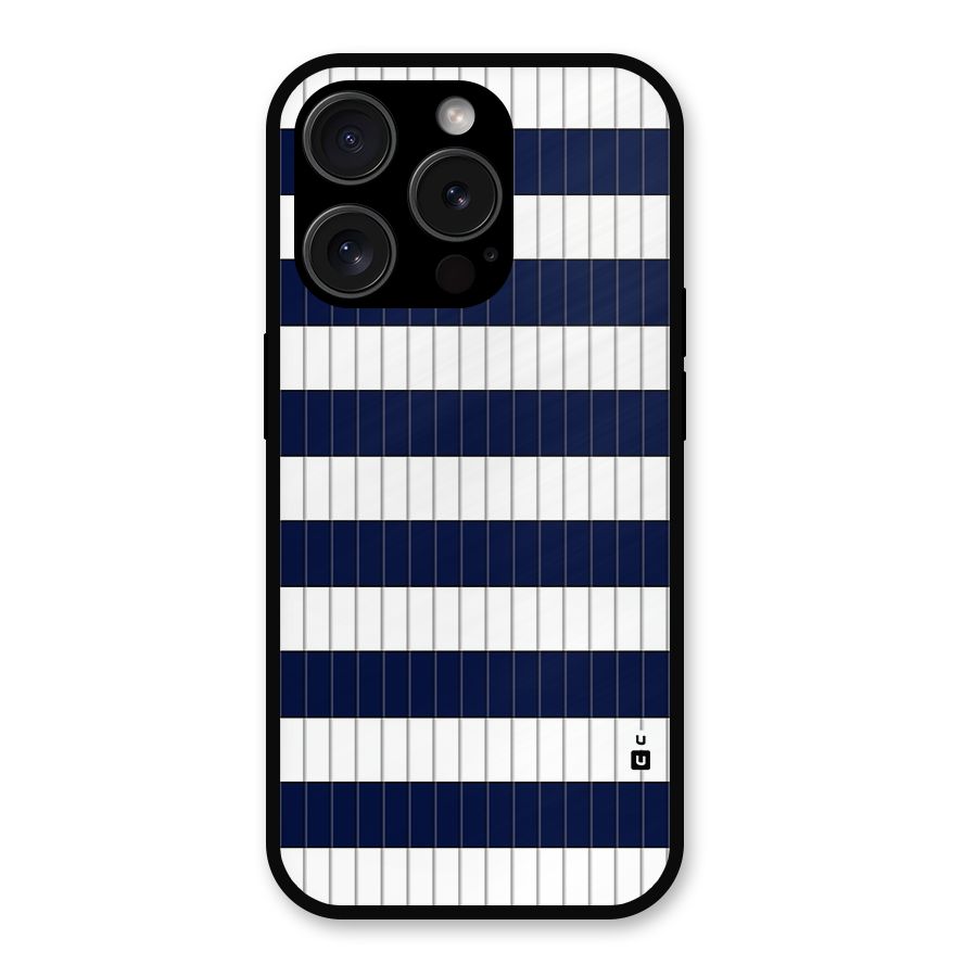 Step Stripes Metal Back Case for iPhone 15 Pro