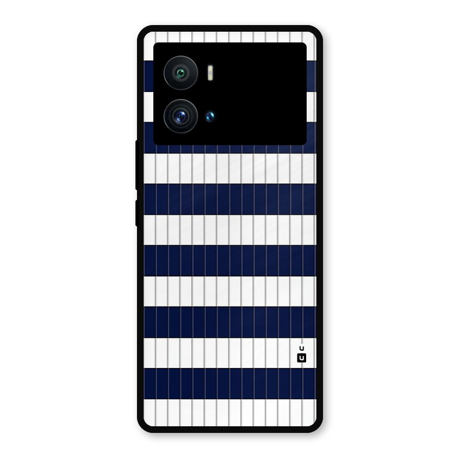 Step Stripes Metal Back Case for iQOO 9 Pro