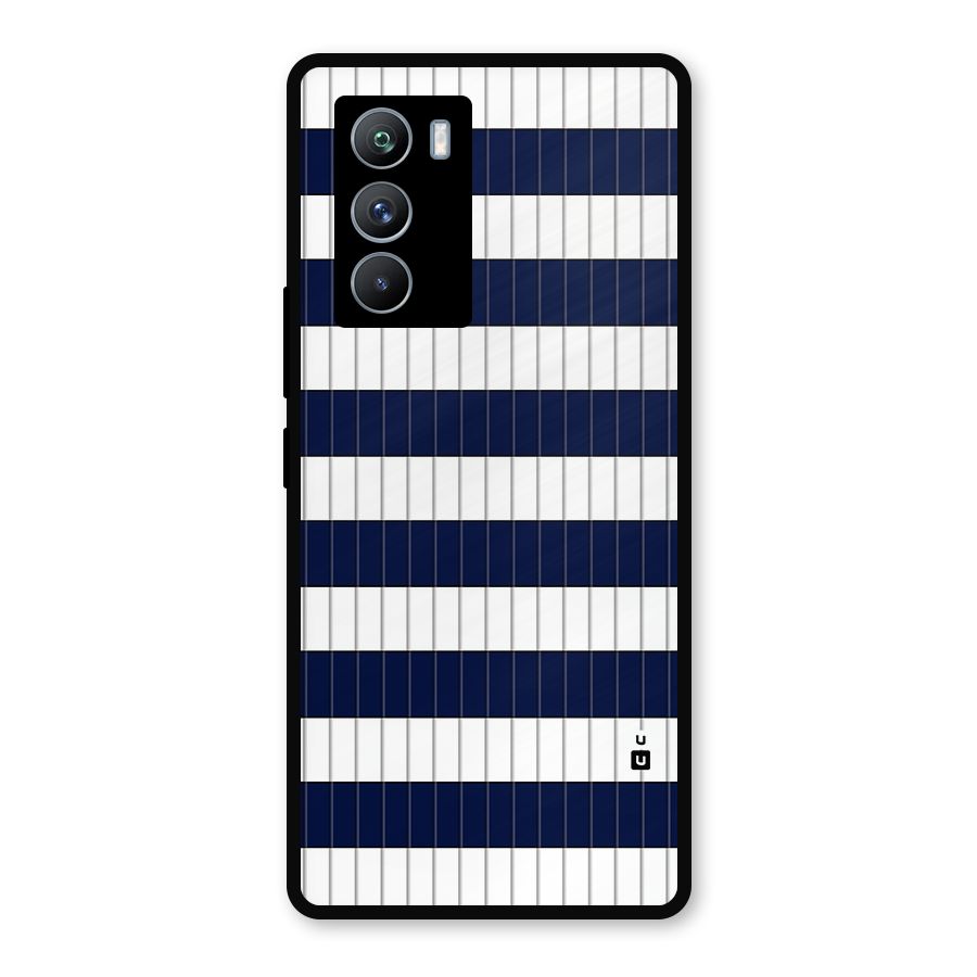 Step Stripes Metal Back Case for iQOO 9 SE