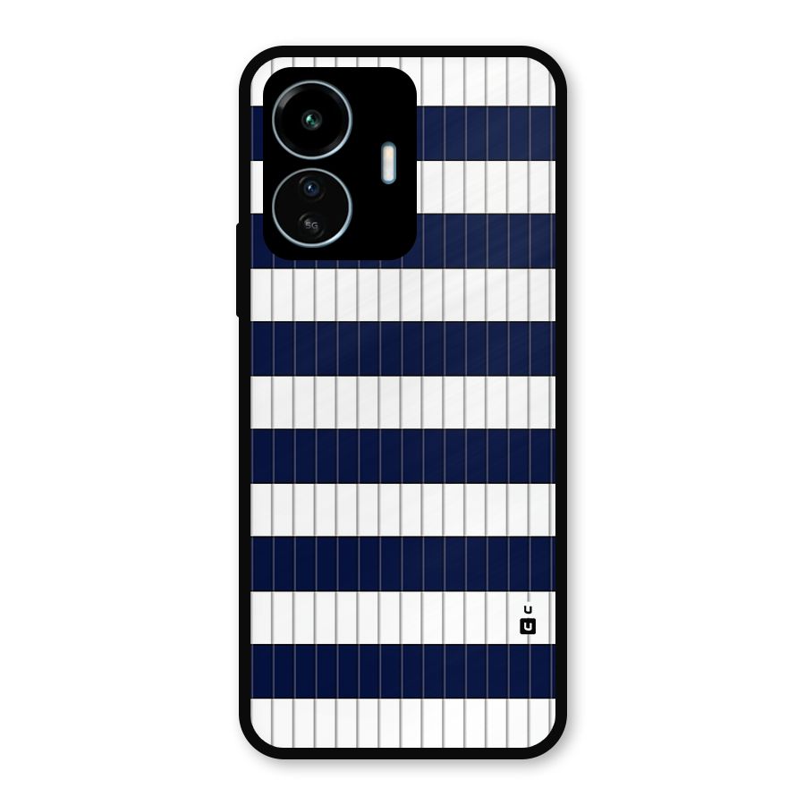 Step Stripes Metal Back Case for vivo iQOO Z6 Lite 5G