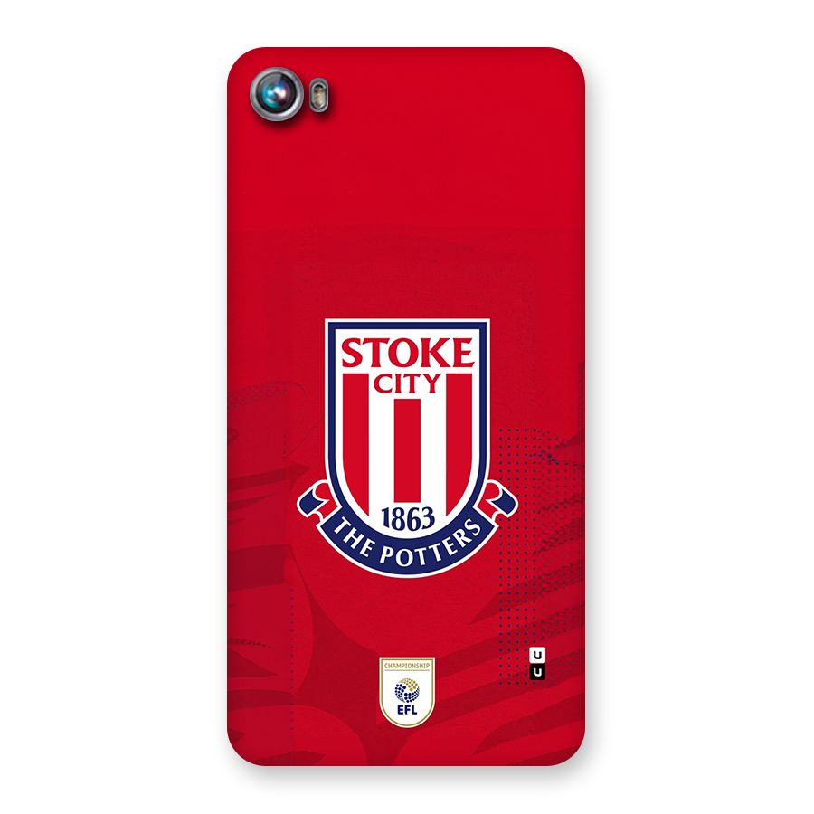 Stoke City Back Case for Canvas Fire 4 (A107)