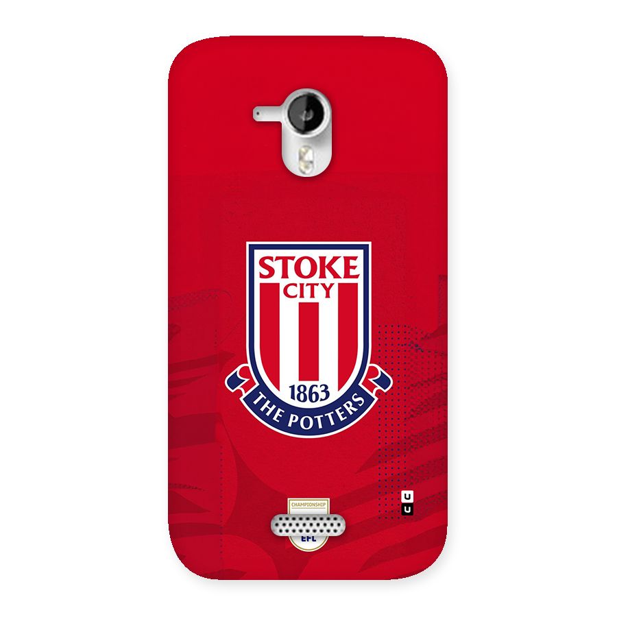 Stoke City Back Case for Canvas HD A116