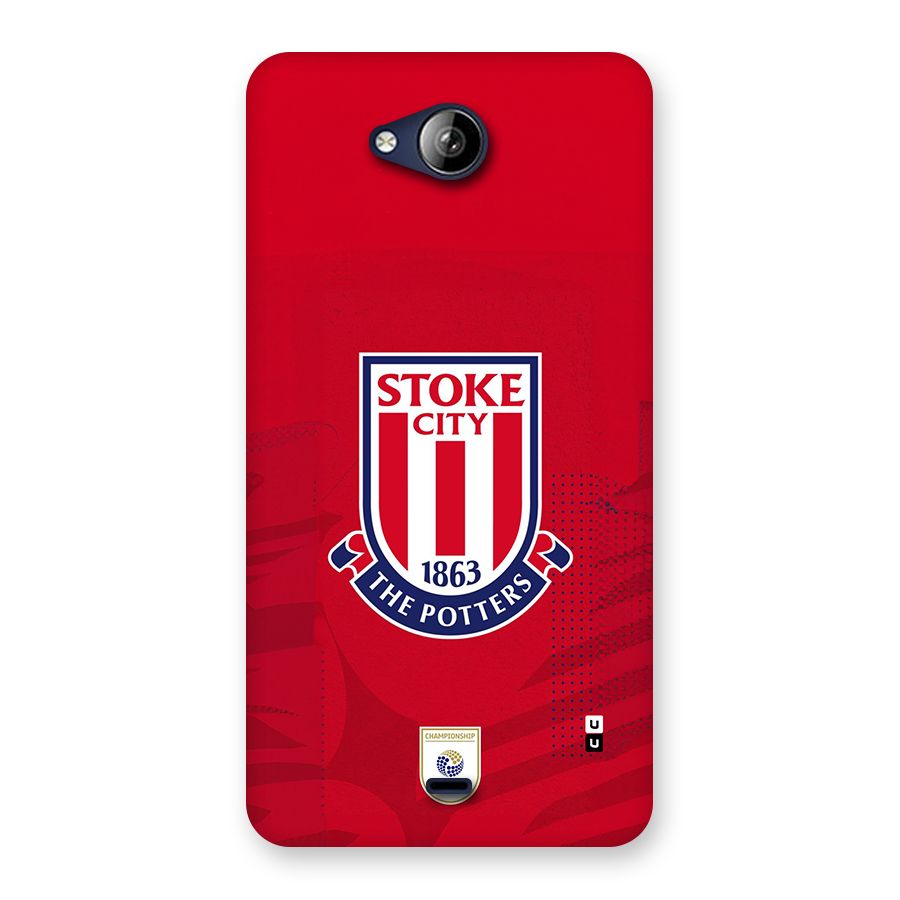 Stoke City Back Case for Canvas Play Q355