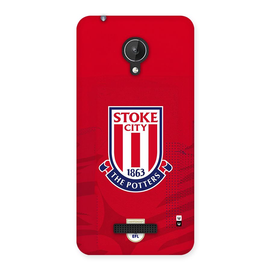 Stoke City Back Case for Canvas Spark Q380