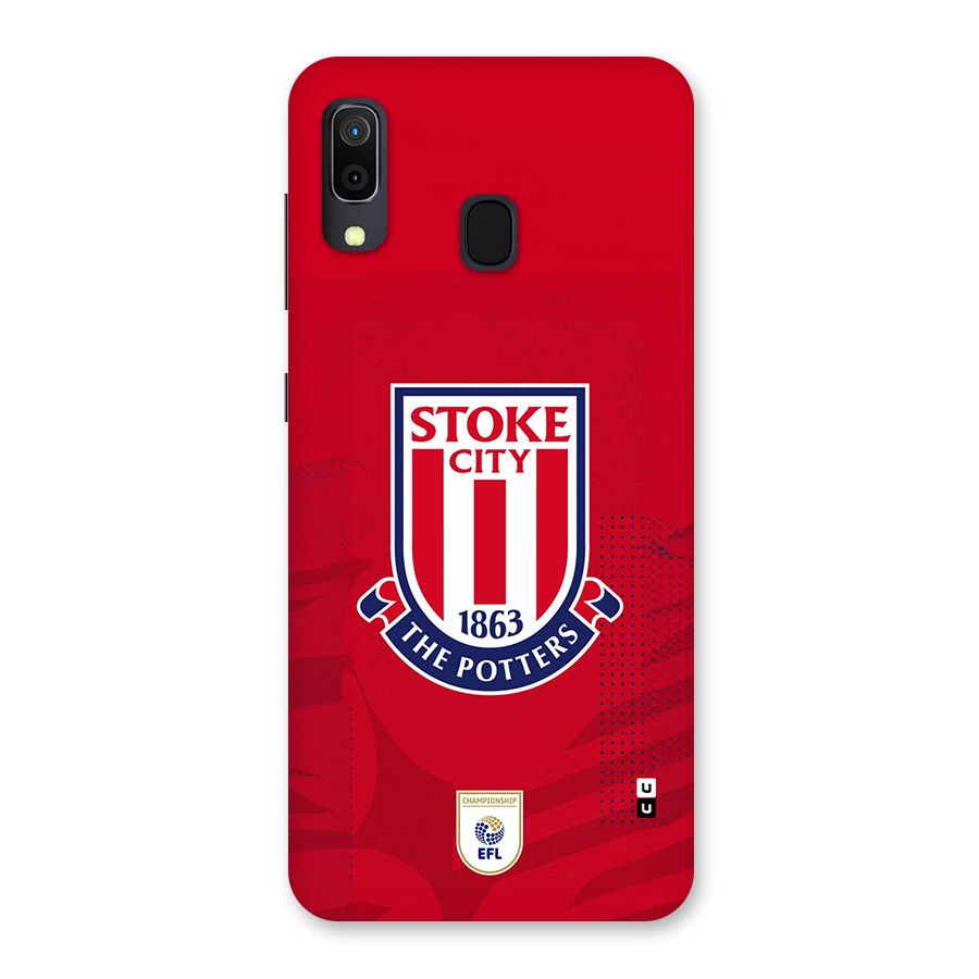 Stoke City Back Case for Galaxy A20