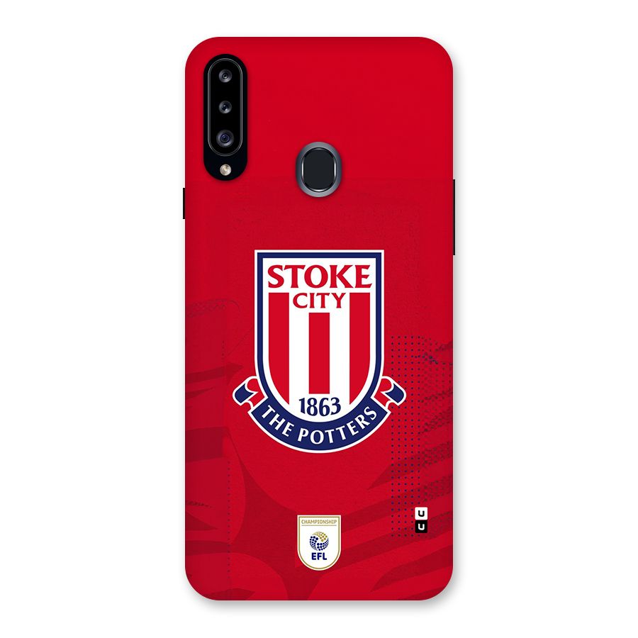 Stoke City Back Case for Galaxy A20s