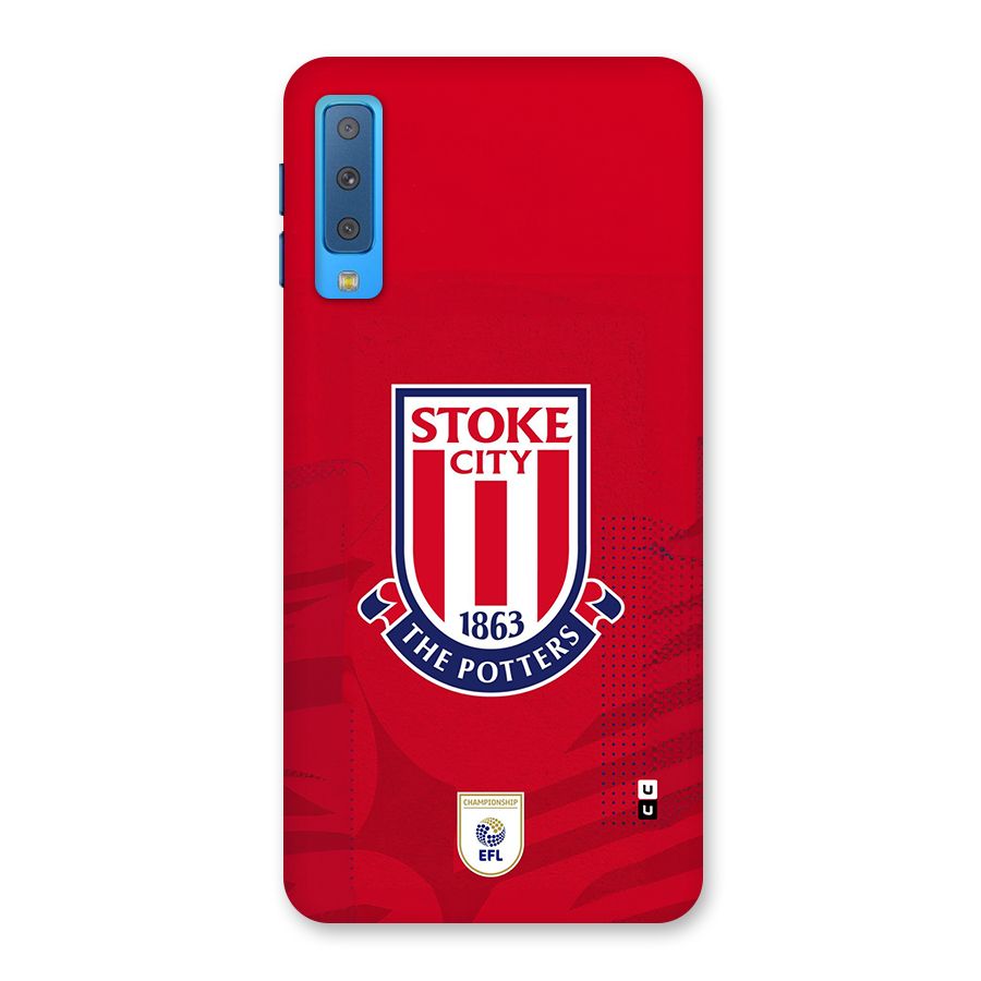 Stoke City Back Case for Galaxy A7 (2018)