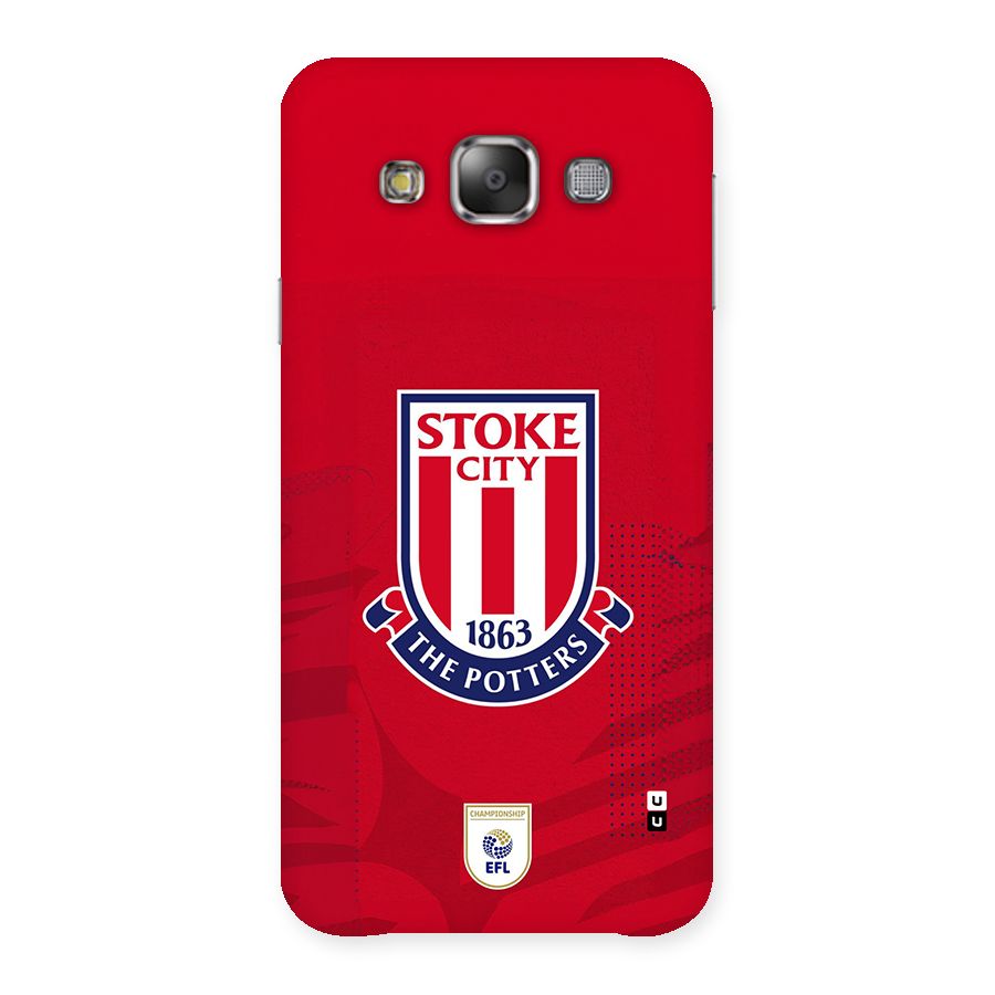 Stoke City Back Case for Galaxy E7