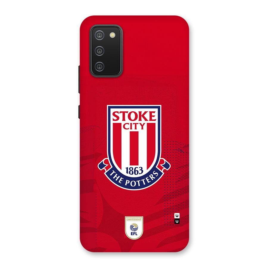 Stoke City Back Case for Galaxy F02s