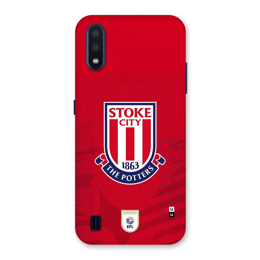 Stoke City Back Case for Galaxy M01