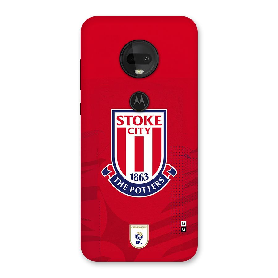Stoke City Back Case for Moto G7