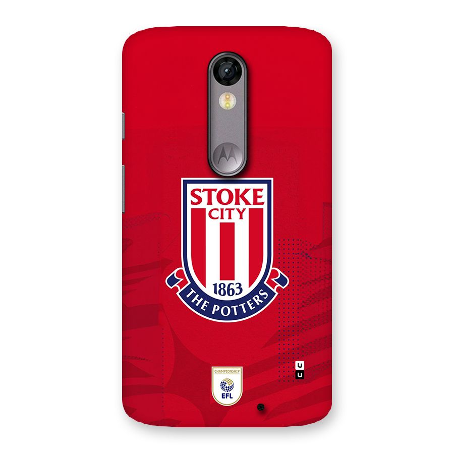 Stoke City Back Case for Moto X Force