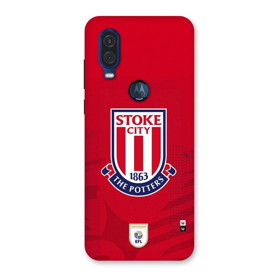 Stoke City Back Case for Motorola One Vision