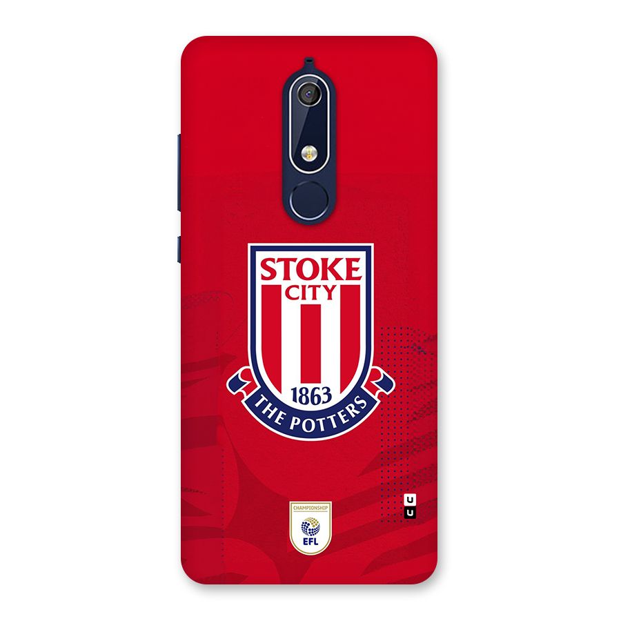 Stoke City Back Case for Nokia 5.1