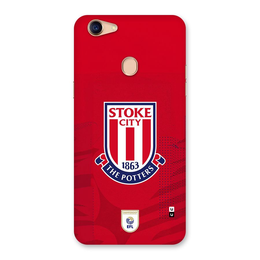 Stoke City Back Case for Oppo F5