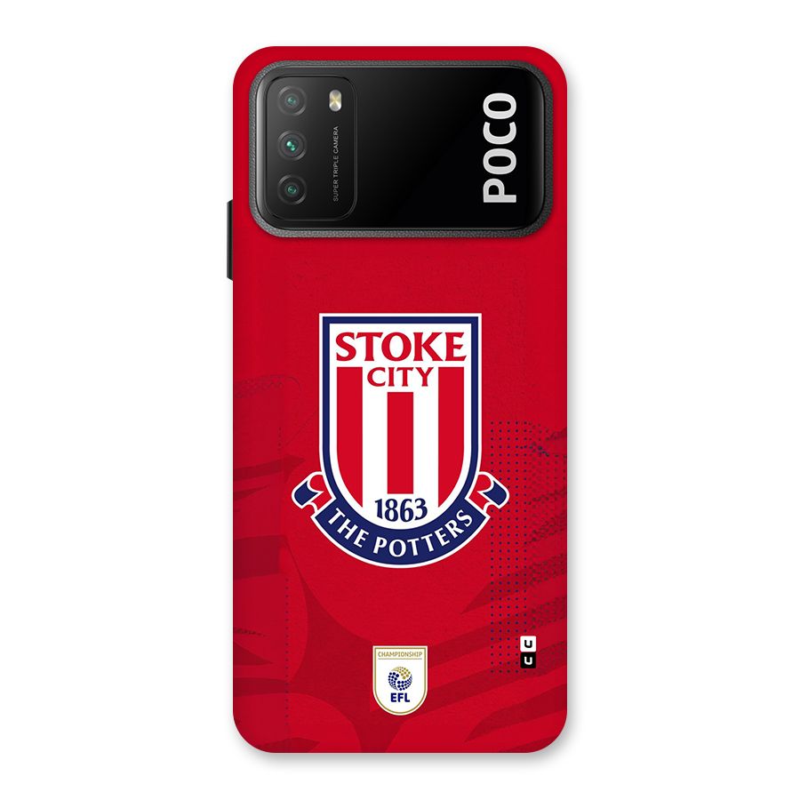 Stoke City Back Case for Poco M3