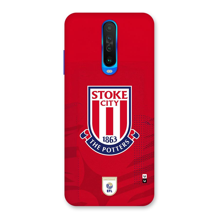 Stoke City Back Case for Poco X2