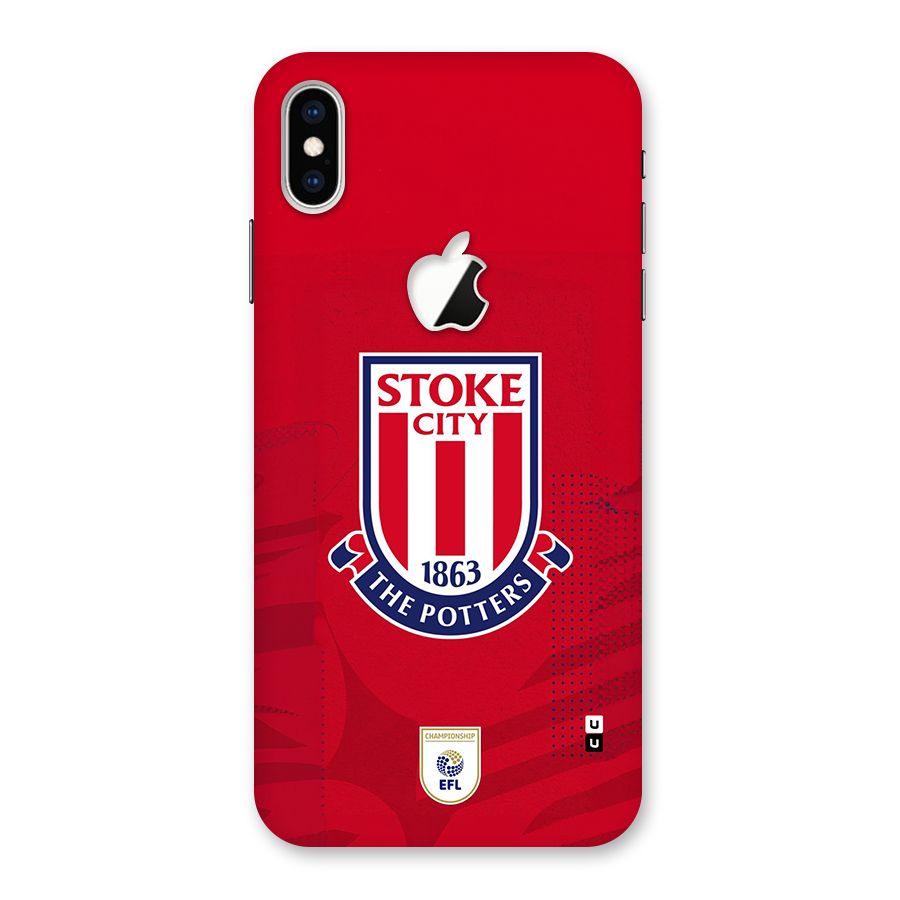 Stoke City Back Case for iPhone XS Max Apple Cut