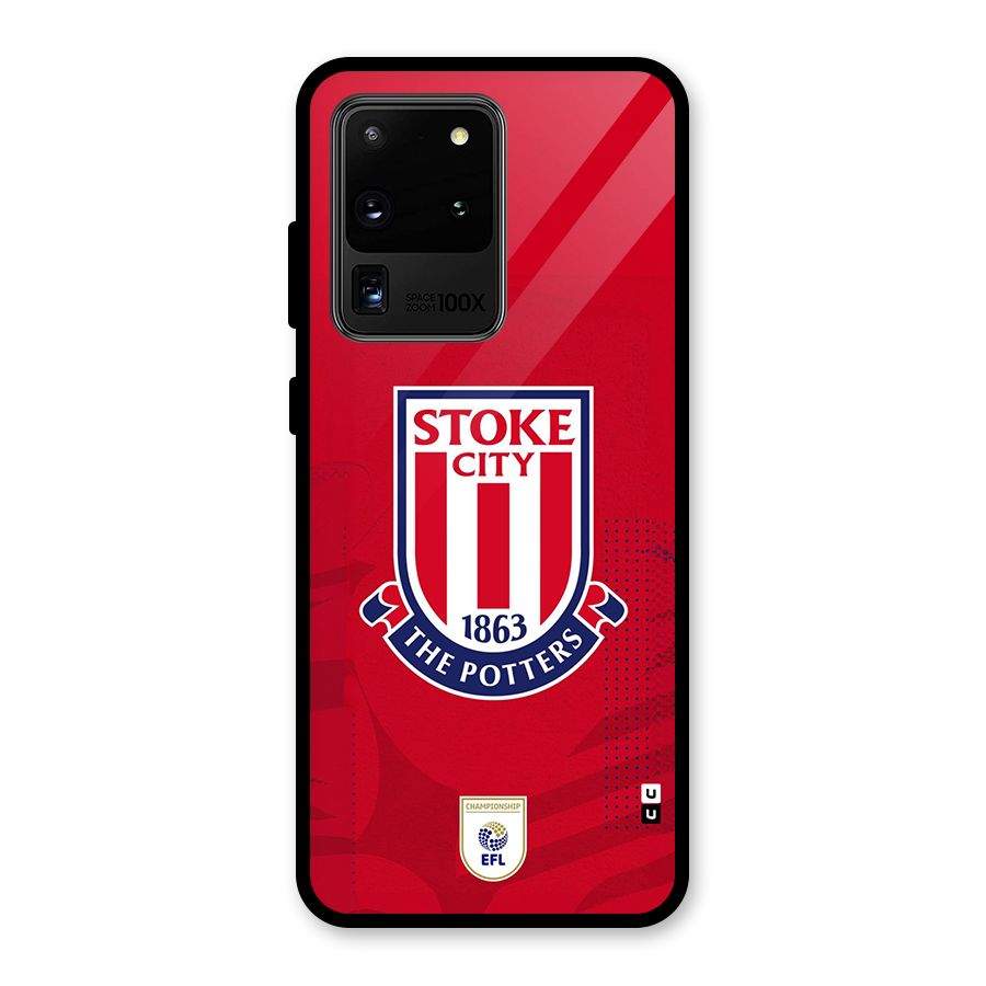 Stoke City Glass Back Case for Galaxy S20 Ultra