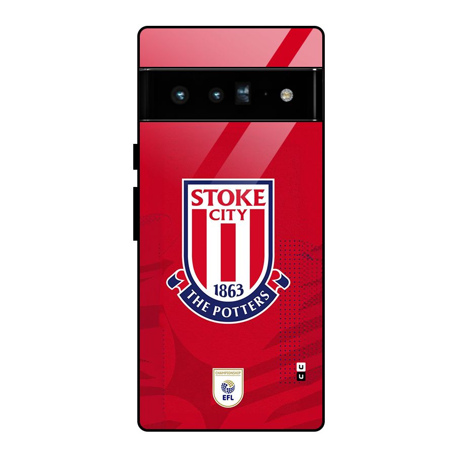 Stoke City Glass Back Case for Google Pixel 6 Pro