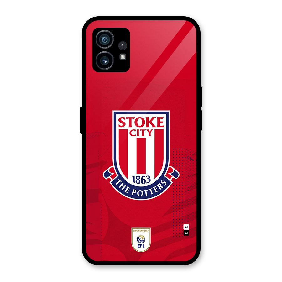 Stoke City Glass Back Case for Nothing Phone 1