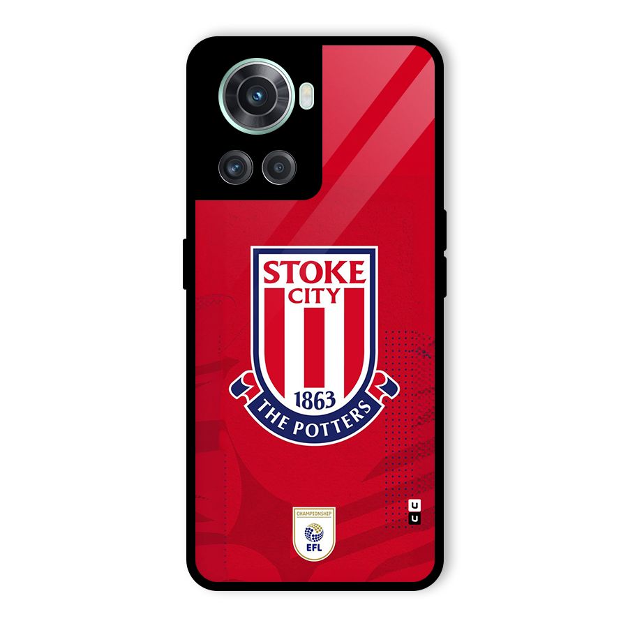 Stoke City Glass Back Case for OnePlus 10R