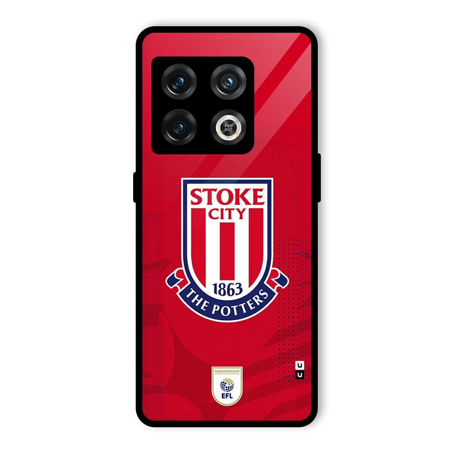 Stoke City Glass Back Case for OnePlus 10 Pro 5G