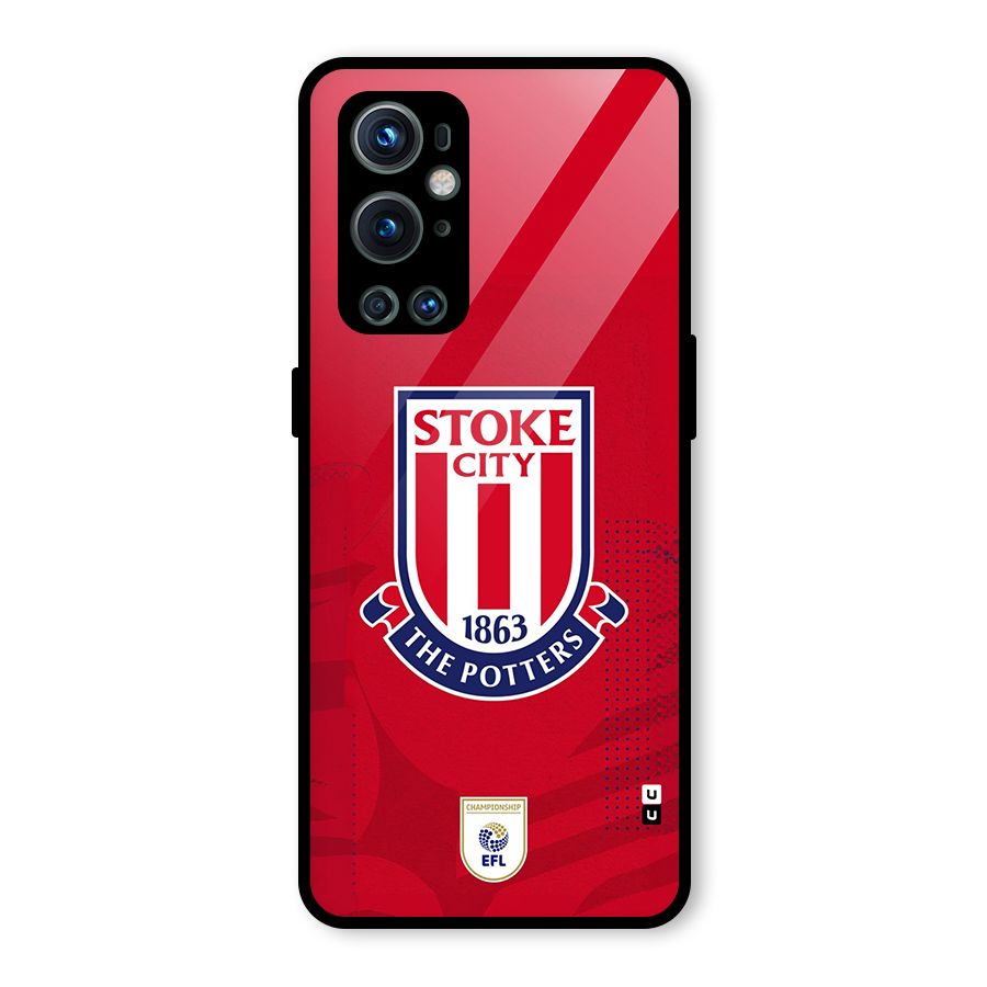 Stoke City Glass Back Case for OnePlus 9 Pro