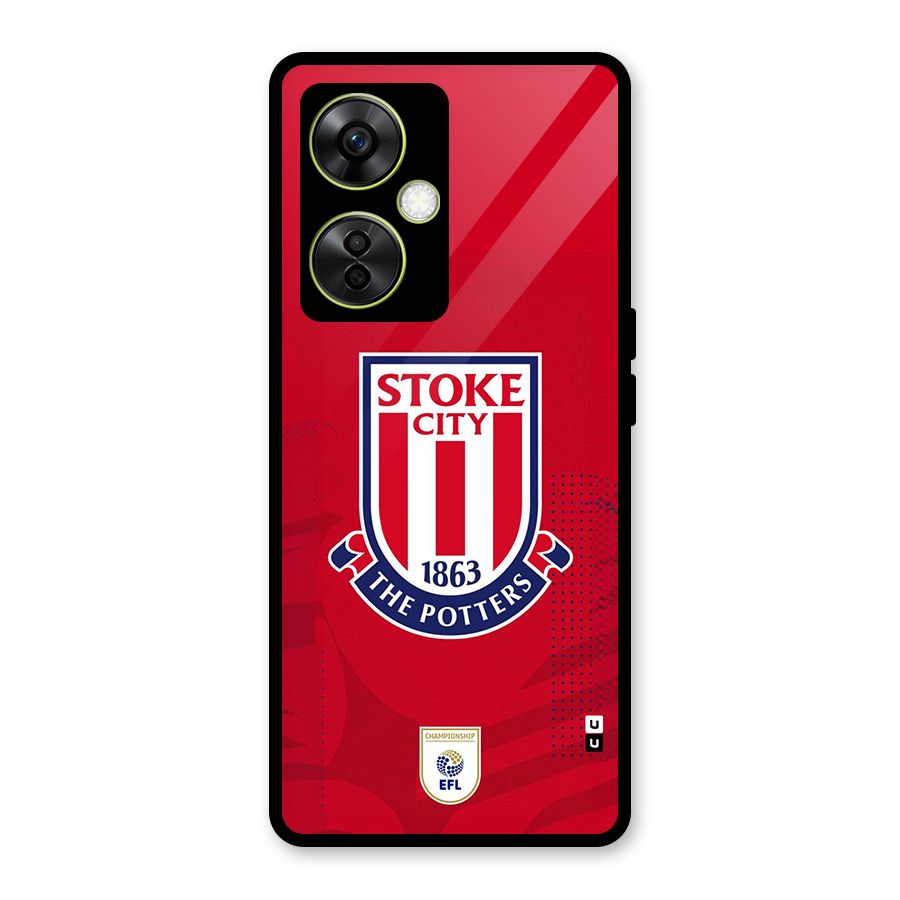 Stoke City Glass Back Case for OnePlus Nord CE 3 Lite