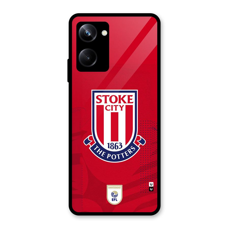 Stoke City Glass Back Case for Realme 10 Pro