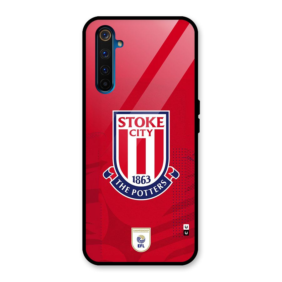 Stoke City Glass Back Case for Realme 6 Pro