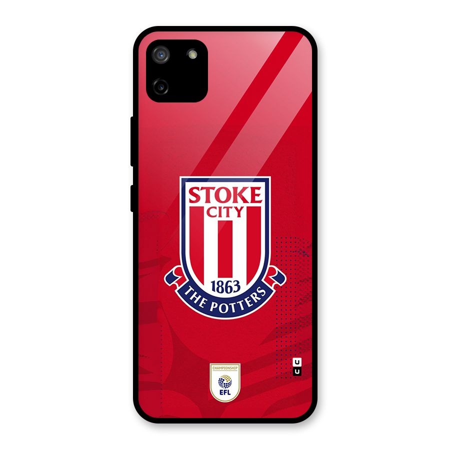 Stoke City Glass Back Case for Realme C11