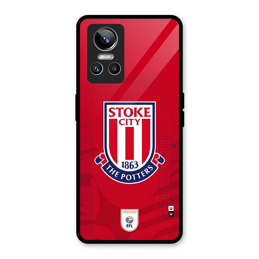 Stoke City Glass Back Case for Realme GT Neo 3