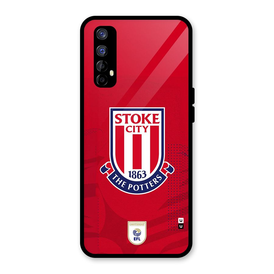 Stoke City Glass Back Case for Realme Narzo 20 Pro