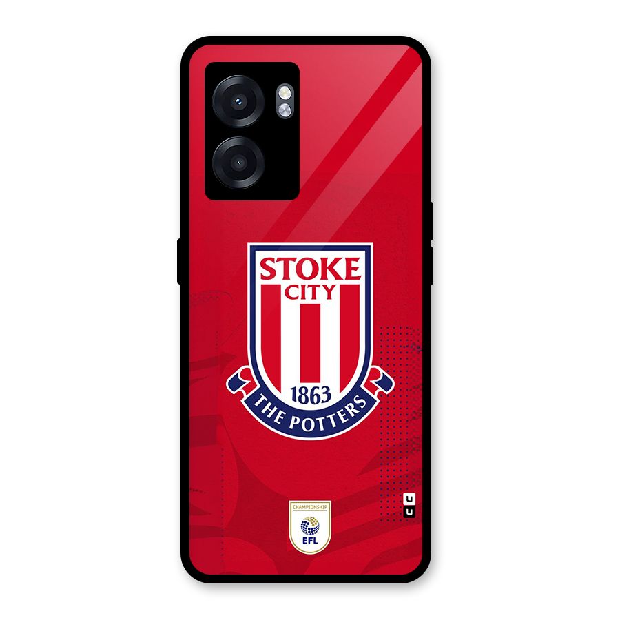 Stoke City Glass Back Case for Realme Narzo 50 5G