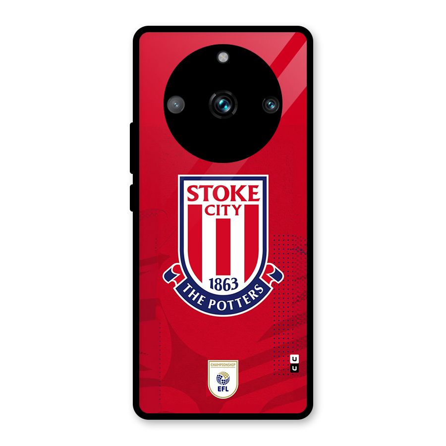 Stoke City Glass Back Case for Realme Narzo 60 Pro