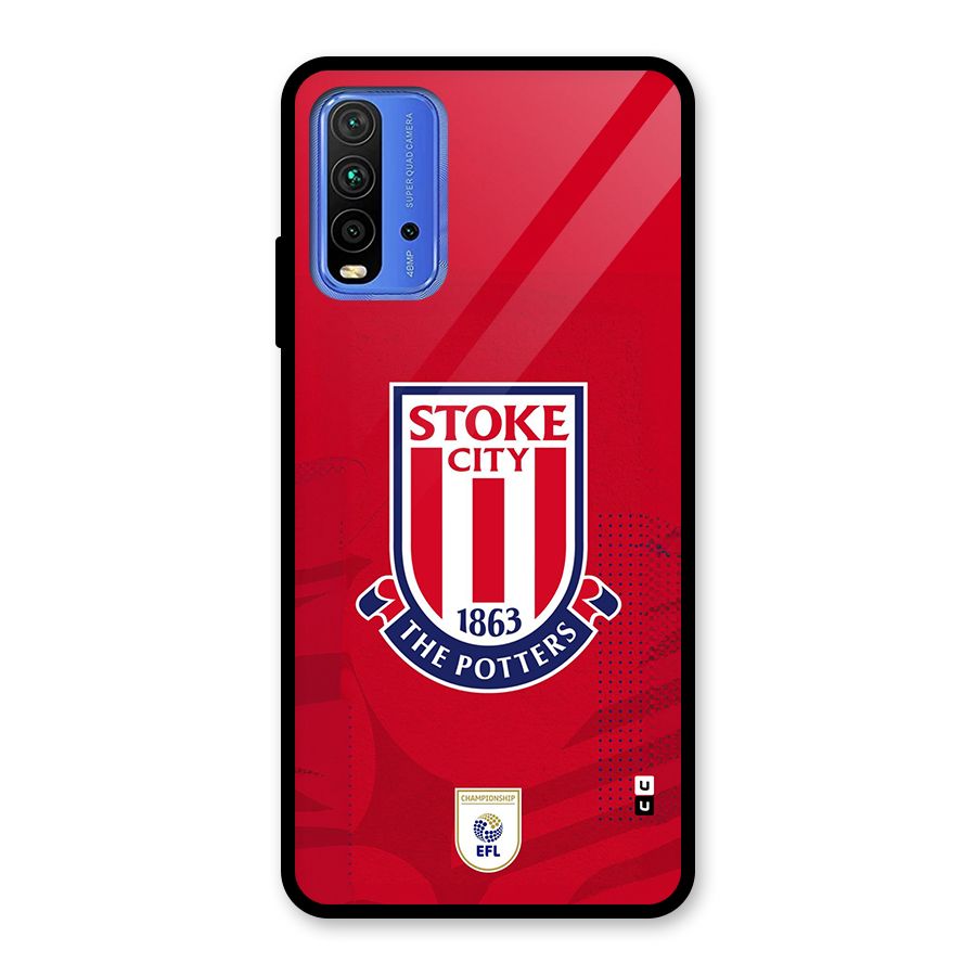 Stoke City Glass Back Case for Redmi 9 Power