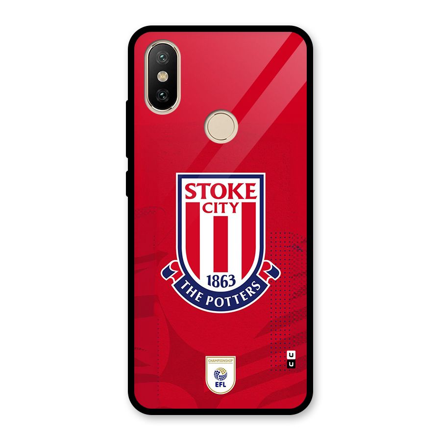 Stoke City Glass Back Case for Redmi A1
