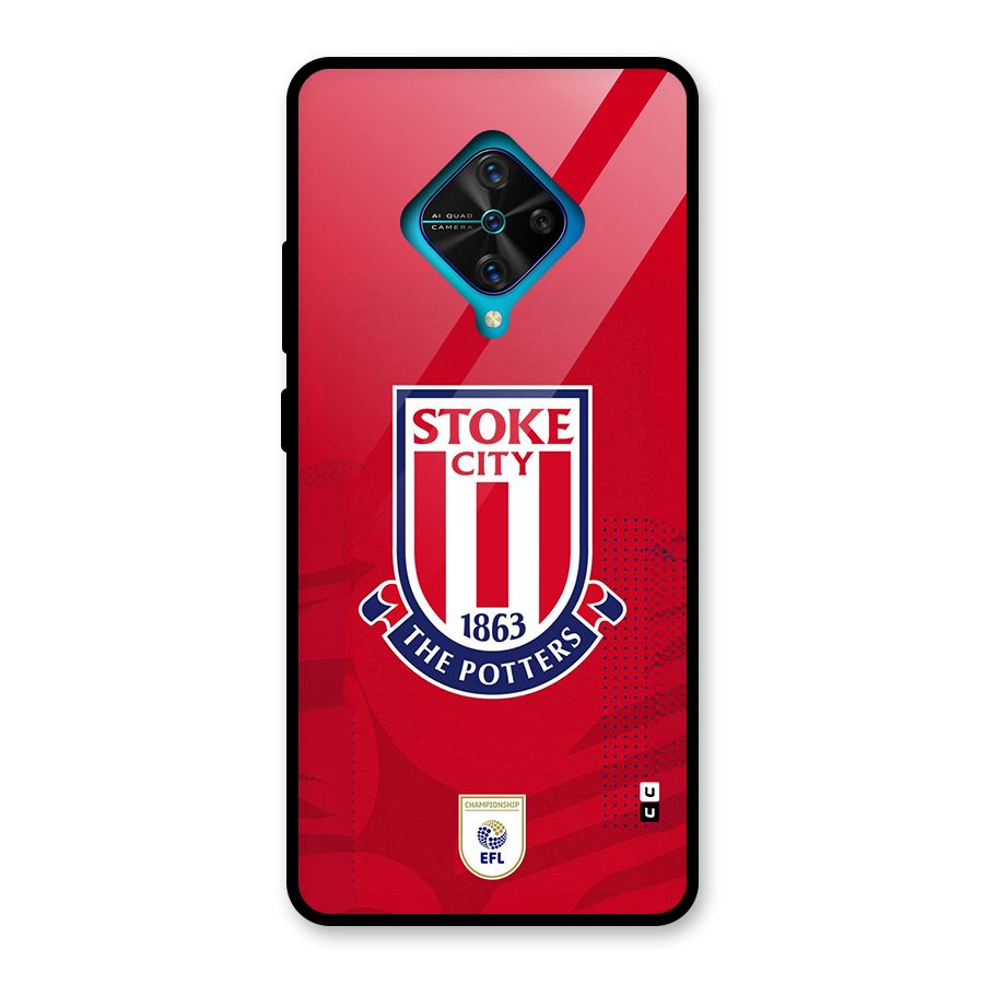 Stoke City Glass Back Case for Vivo S1 Pro