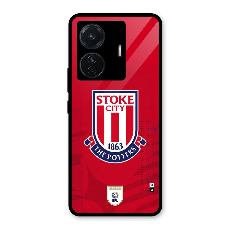 Stoke City Glass Back Case for Vivo T1 Pro