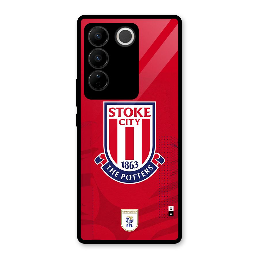 Stoke City Glass Back Case for Vivo V27 Pro