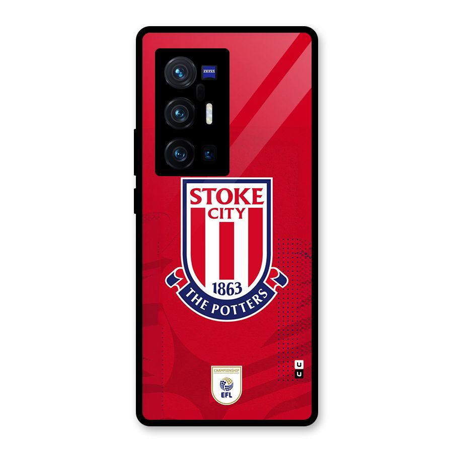 Stoke City Glass Back Case for Vivo X70 Pro Plus