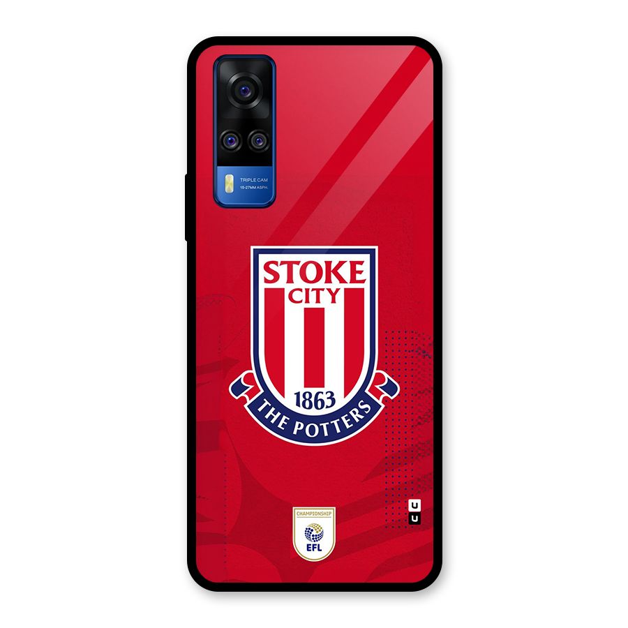 Stoke City Glass Back Case for Vivo Y31