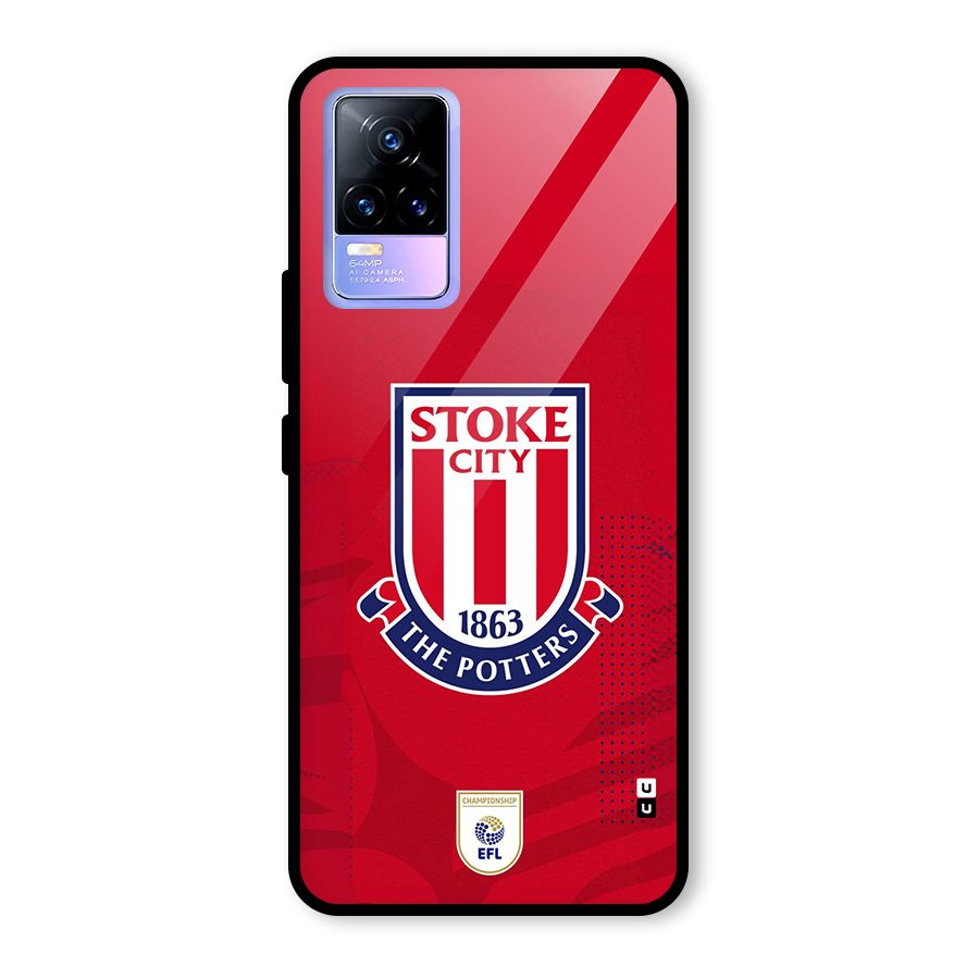 Stoke City Glass Back Case for Vivo Y73