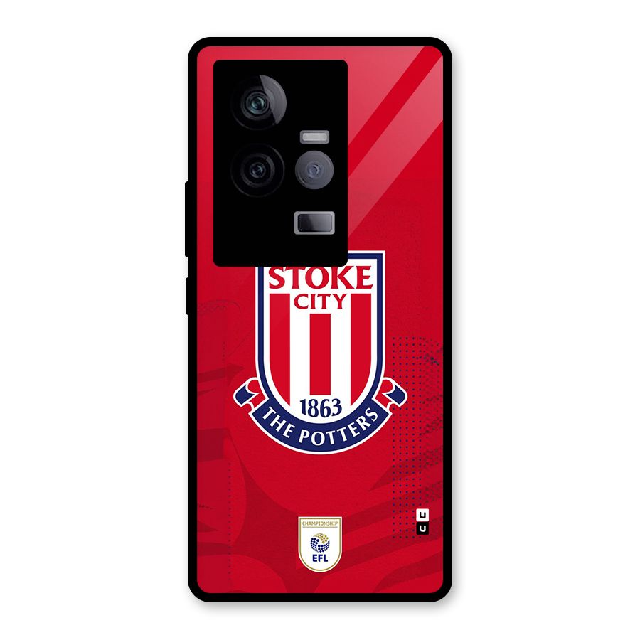 Stoke City Glass Back Case for Vivo iQOO 11 5G