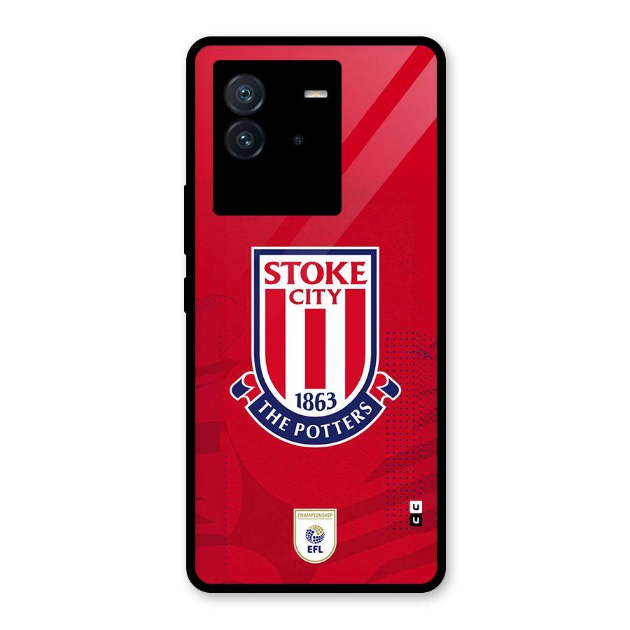 Stoke City Glass Back Case for Vivo iQOO Neo 6 5G