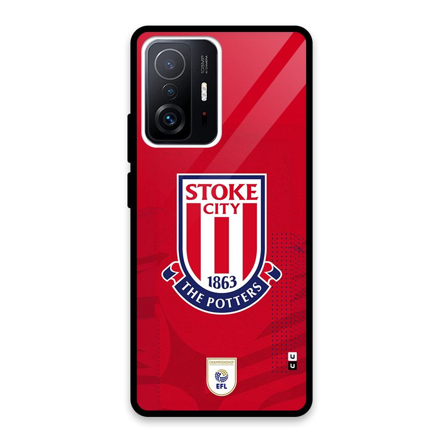 Stoke City Glass Back Case for Xiaomi 11T Pro
